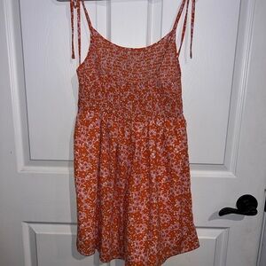 Floral Orange Women's Skort
